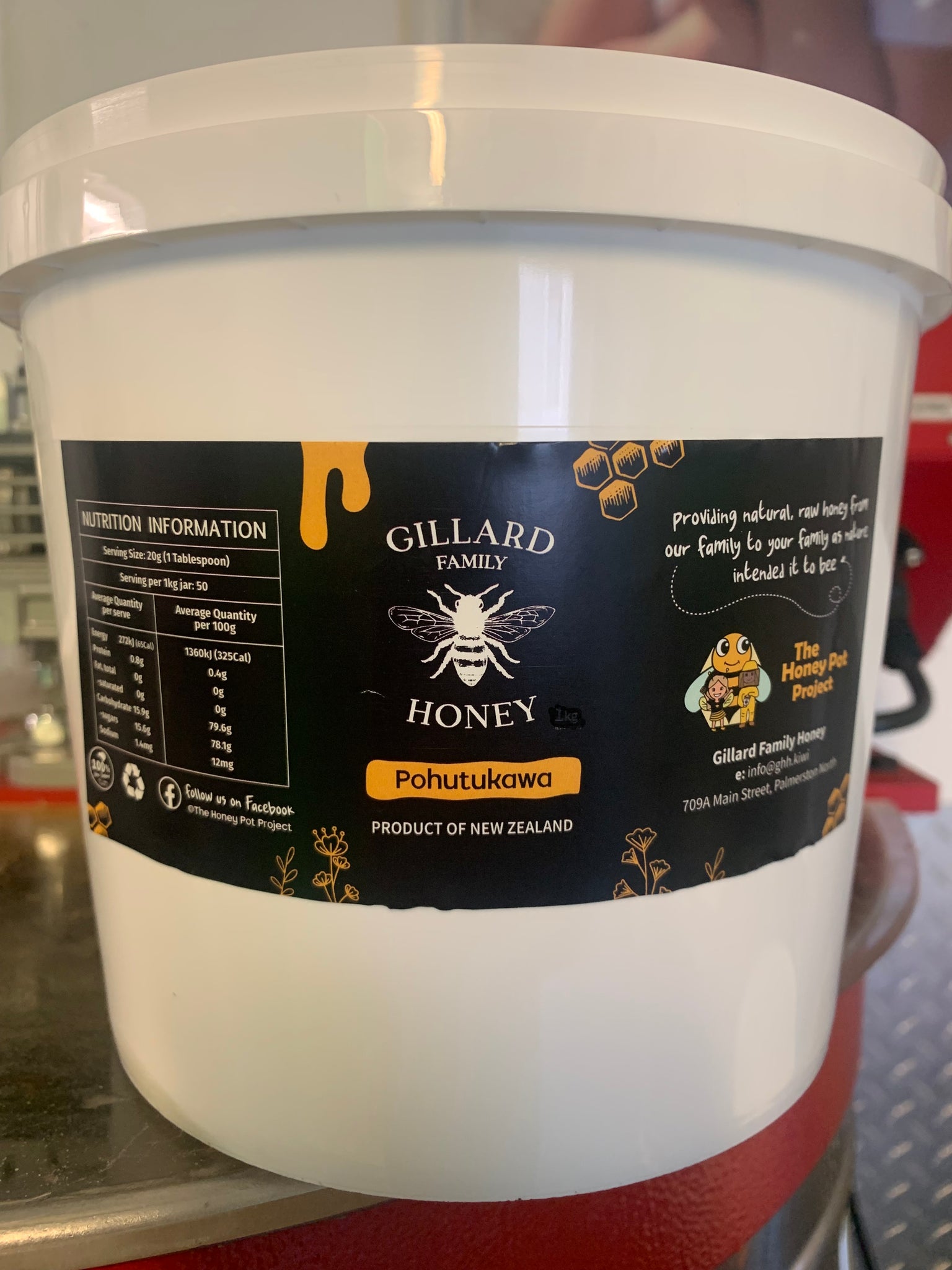2.5kg Raw  Pohutukawa Honey