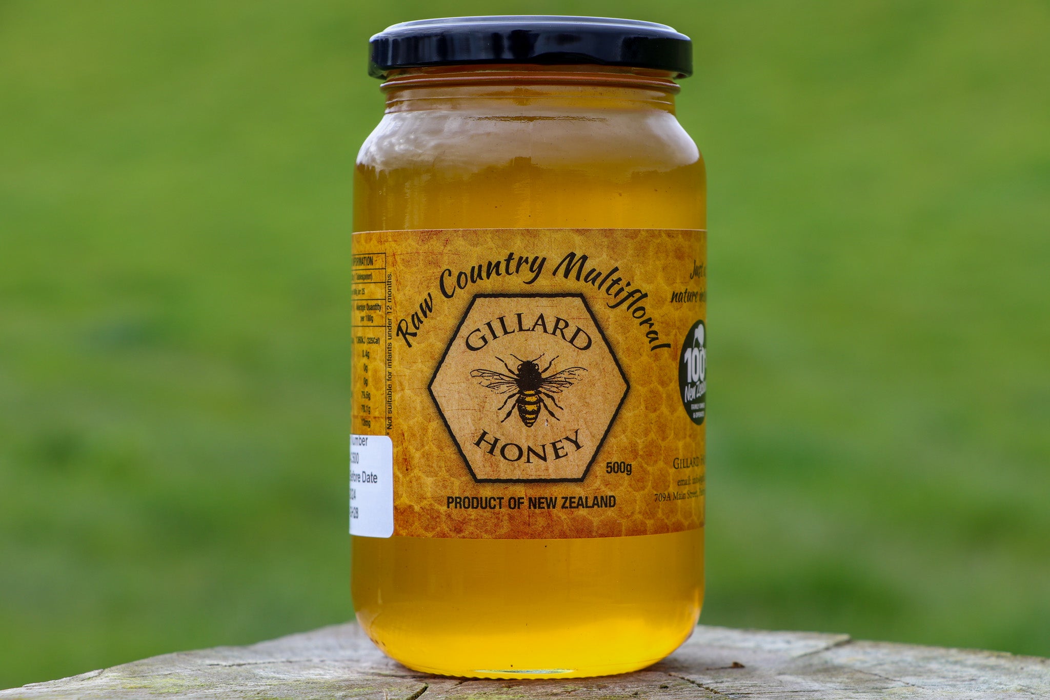 500g Raw Country Honey